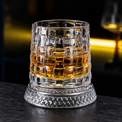360° Rotating Premium Crystal Glass