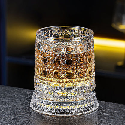360° Rotating Premium Crystal Glass